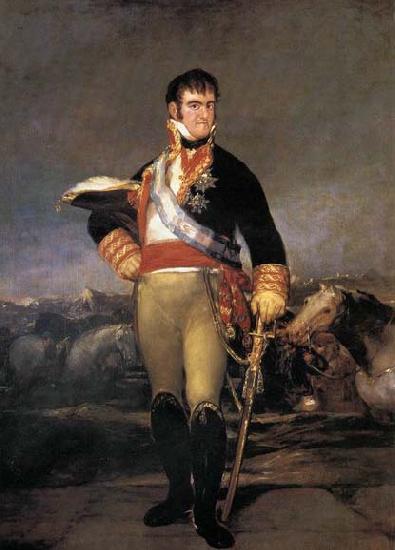Francisco Jose de Goya Portrait of Ferdinand VII oil painting image